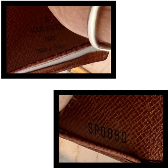 Vintage Luis Vuitton Brown Taiga Leather Card Case - Picture 6 of 10